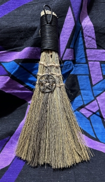 Wicca Broom Pentacle